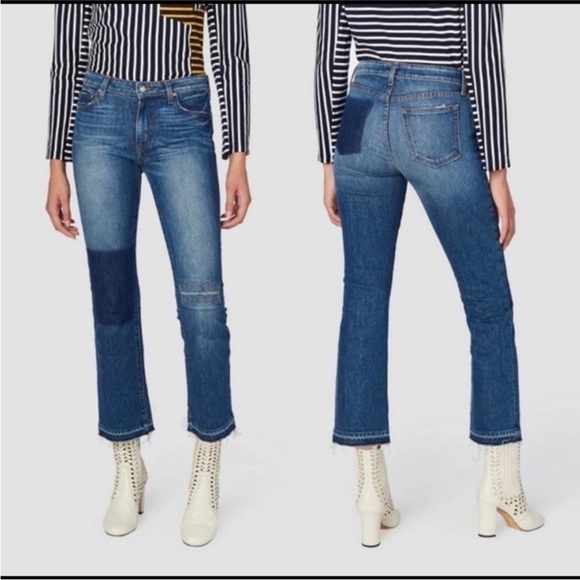 10 Crosby Derek Lam Denim - Derek Lam 10 Crosby Gia Mid-Rise Cropped Flare Jeans Size 29